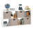 Decorative 8 Cube Bookcase With Premium Fabric Bins-109786654