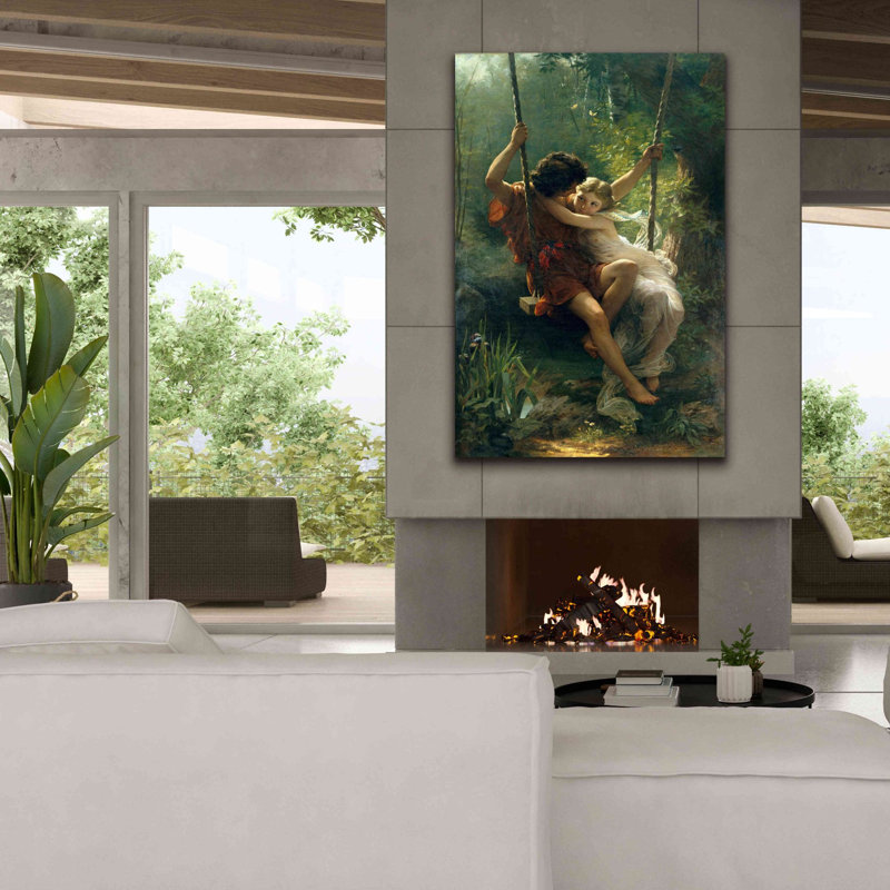 'Springtime' by Pierre Auguste Cot, Canvas Wall Art, 60" H x 40" W