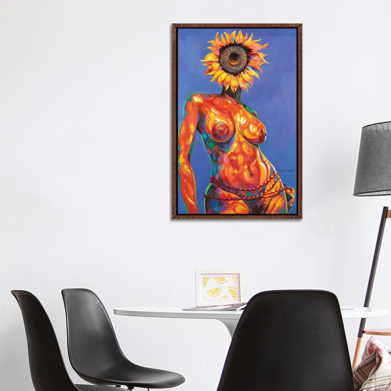 My Nectar 1 Piece Wall Art on Canvas, 101.6 cm H x 66.04 cm W, Classic Brown Wood Framed Canvas