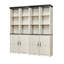 Bibliothèques modulaires avec rangement, armoire de ferme en bois aggloméré pour la maison