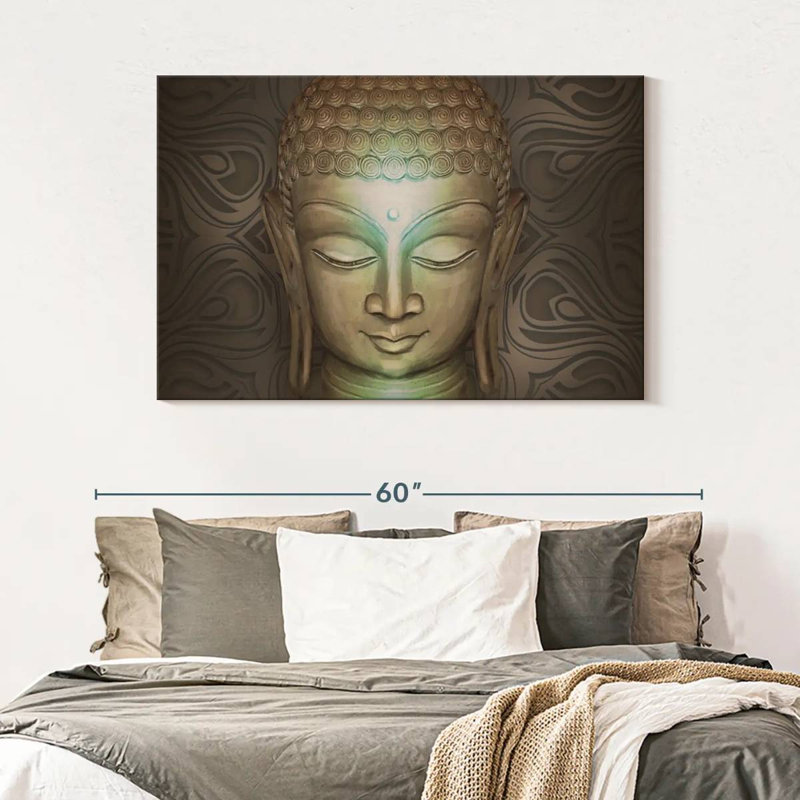 Leisha Beige Buddha, 32" H x 48" W