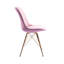 Chaise d'appoint rembourrée en velours Lougenia-1723725725