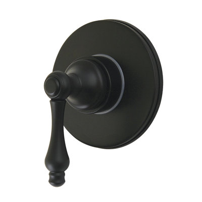Kingston Brass Restoration Single-Handle Wall Mount Six-Way Diverter Valve with Trim Kit