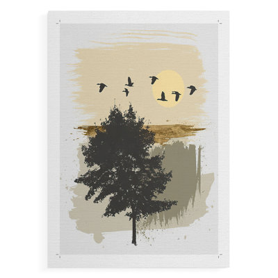 ReturningHome - Impression sur toile seulement - NON-CADRE