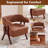 26.5" Wide Upholstered Modern Barrel Accent Chair-2065068680