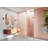 Umbra 34.75 in. x 78 in. Fully Frameless Wall Hinge Towel Bar Shower Door-90690977