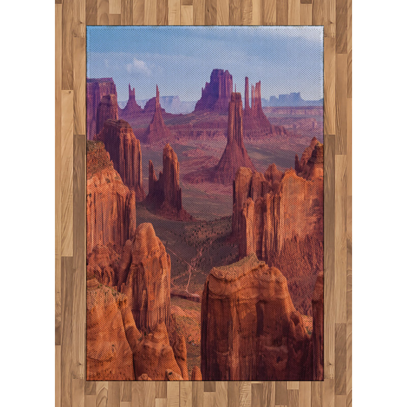 Canyon Brown Area Rug, Rectangle 4' x 5'8"