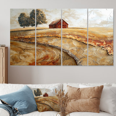 Declo - Barn Wall Art - Art mural traditionnel sur toile