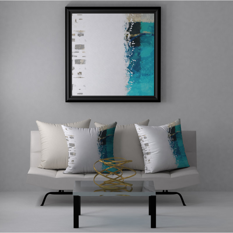 Housse de coussin carrée/insert, 20 po X 20 po