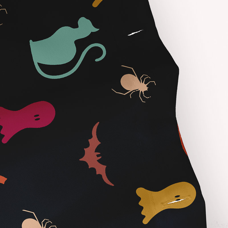 Impression graphique Isah, Noir
