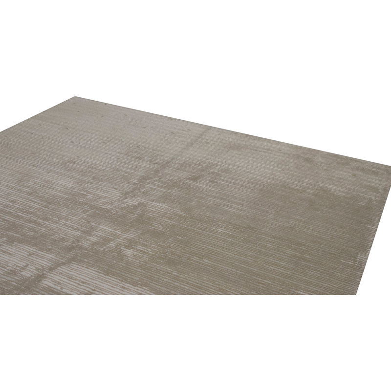 Hand Knotted Area Rug in Pewter