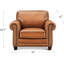 Chaise en cuir Alibi