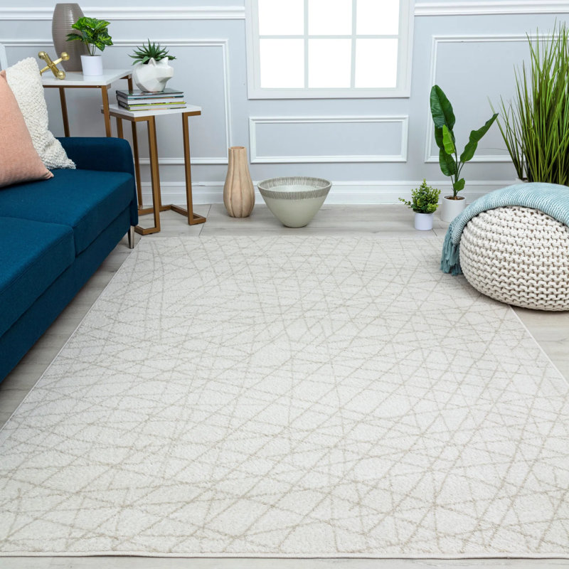 Tapis ivoire Azalea, Rectangle 8 pi 3 po x 10 pi 0 po