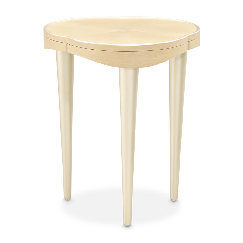 Camellia Field Caramel End Table, 24" H x 20" W x 20" D