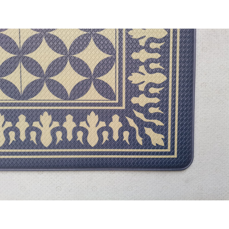Tapis de bain Solene en PVC avec envers antidérapant, 20 po x 18 po