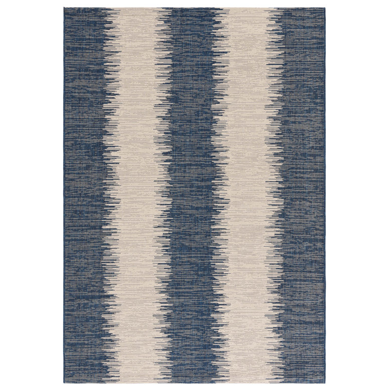 Tapis d'intérieur / extérieur à motif abstrait Boca Performance, Rectangle 8 pi x 11 pi