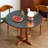 Black Round Sintered Stone Dining table