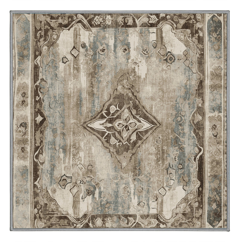 Tapis Sacred Ornament, Carré 6 pi