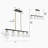 Froney 5-Light Dimmable Linear Kitchen Island Pendant-1579912484