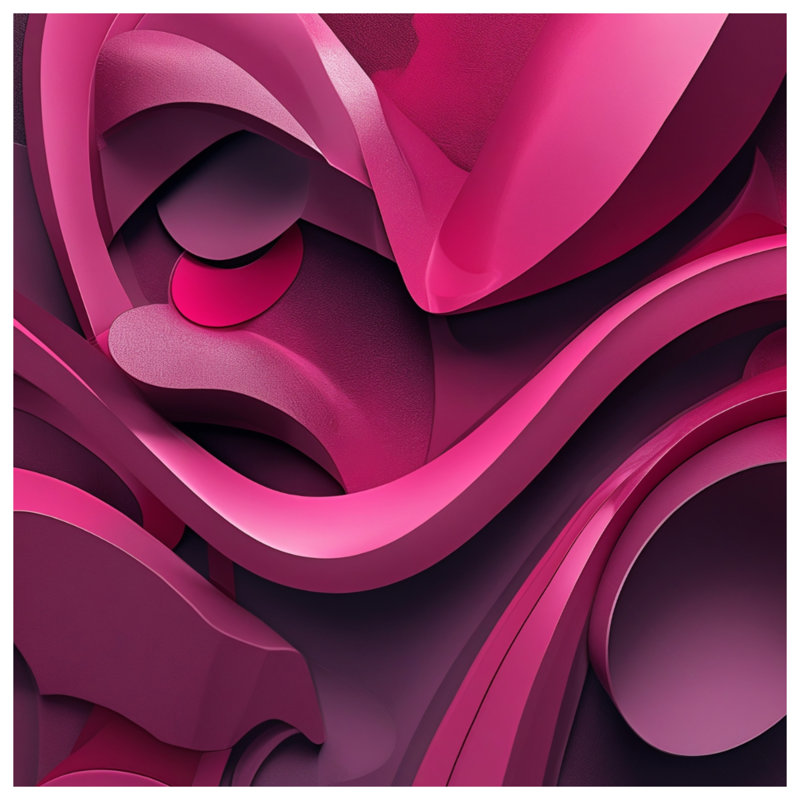 Coussins roses, 18 x 18 inches