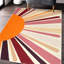 Mignon tapis lavable à la machine Sunburst-555790916