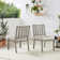 Azur Patio Rectangular 91.5" Long Extendable Dining Set With Sunbrella® Cushions