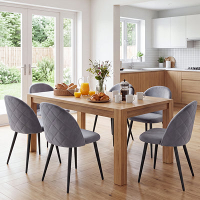 Adebola 43cm H Upholstered Metal Side Chair