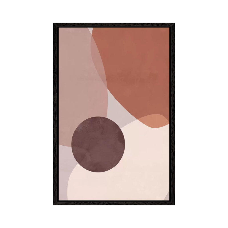 Graphic 211 by Mareike Böhmer - Print on Canvas, 101.6cm H x 66.04cm W x 3.81cm D, Black Framed