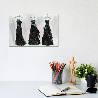 Black And Bling I by Sally Swatland - Gallery-Wrapped Canvas Giclée on Canvas