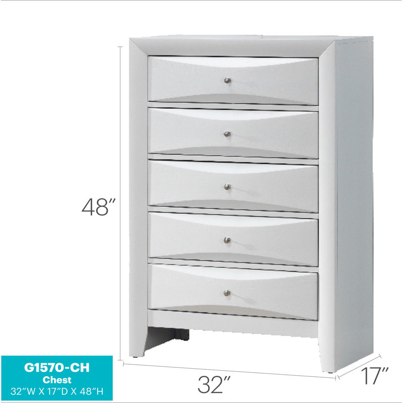 Commode Marilla G1570-CH, Blanc