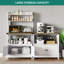 Étagère de boulanger standard en bois 31,25 po Bolesworth avec micro-ondes