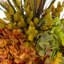 Fall Centerpiece with Hydrangeas and Maple Leaves-749794601-749794602