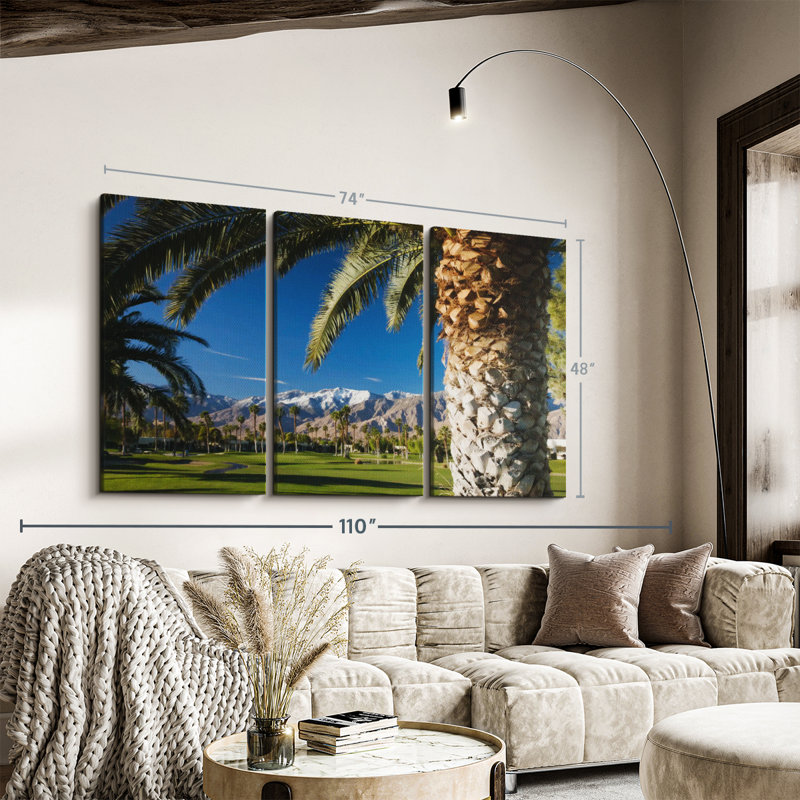 «Desert Princess Golf Course» sur toile, H 48 po x l 74 po