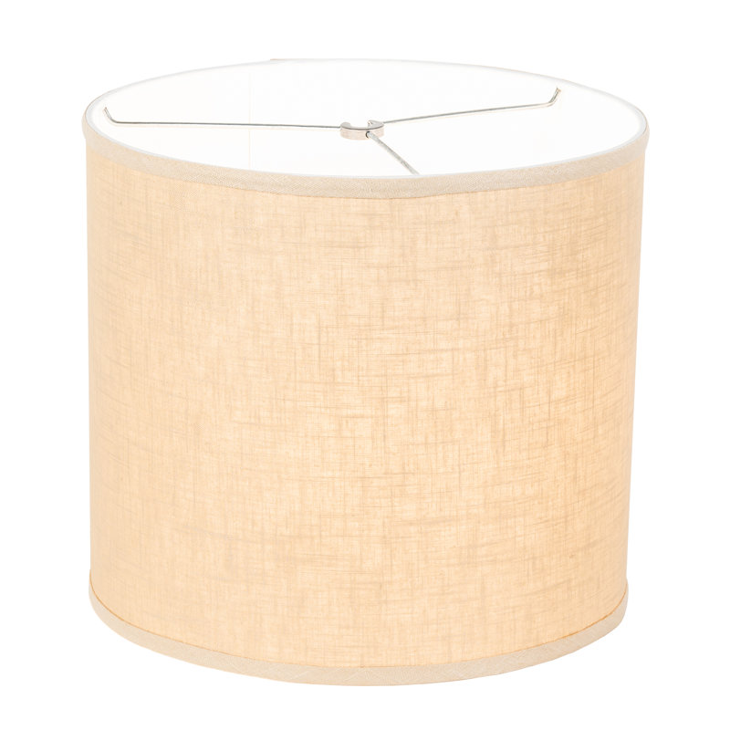Lamp Shade, Beige, 11" H x 12" W x 12" D