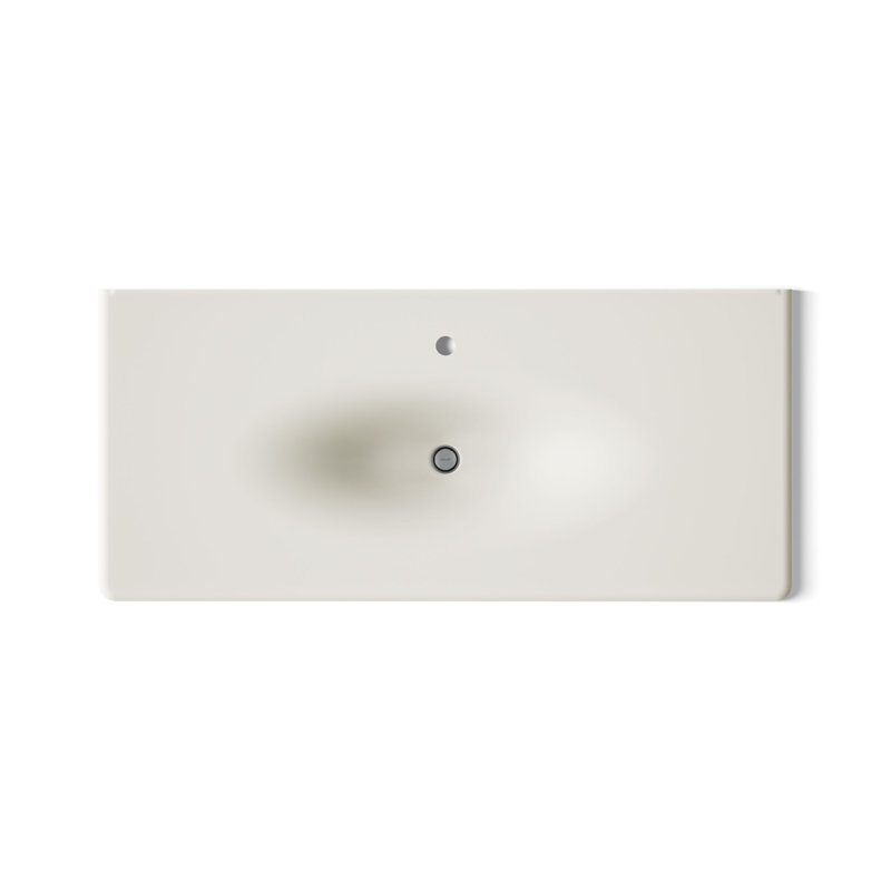 Iron Impressions® 50" Single Bathroom Vanity Top, Biscuit, Single