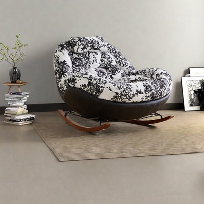 Ergonomic design minimalist rocking chair
