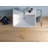 Duravit DuraStyle 23.88" White Ceramic Rectangular Wall Mount Bathroom Sink with Overflow