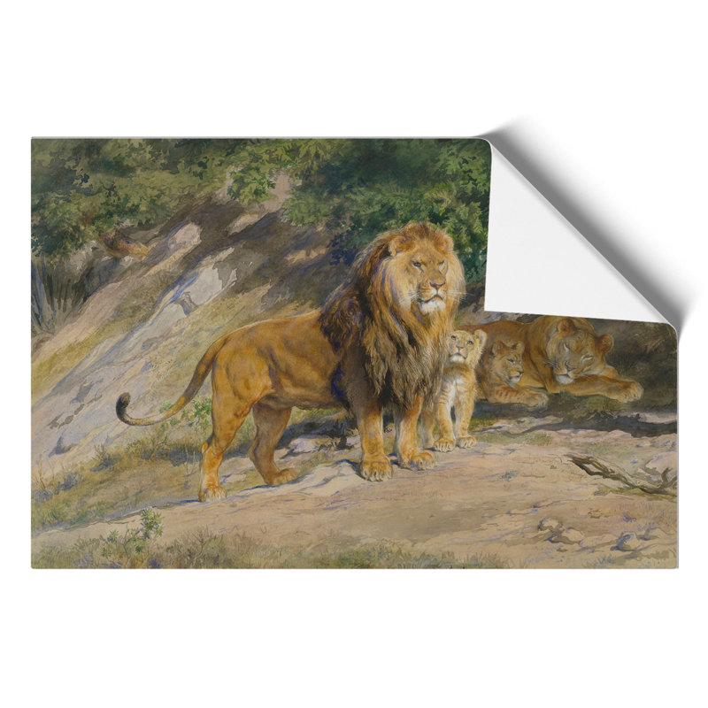 The Lion King - No Frame Print, 30cm H x 42cm W x 0.1cm D