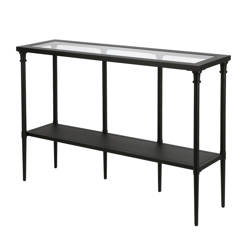 114.3Cm Console Table, Blackened Bronze