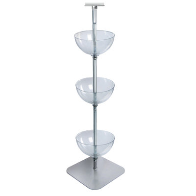 Three-Tiered 14" Bowl Floor Display
