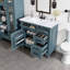 Meuble-lavabo sur pied 36 po avec lavabo en céramique-2130141030