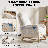 Solid Wood Rocking Chair With High Back & Side Pocket And Footrest, Teddy Upholstered, Nursery Glider For Living Room, Bedroom, Or Nursery-1050767748