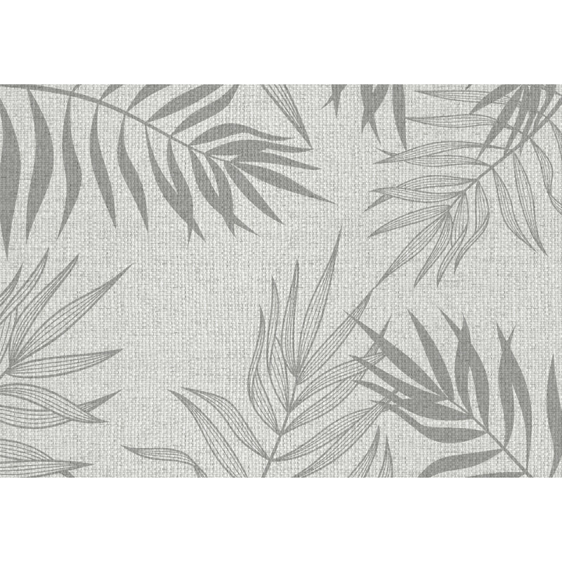 Almeater Floral Vinyl Machine Printed Area Rug, Rectangle 140 x 200cm