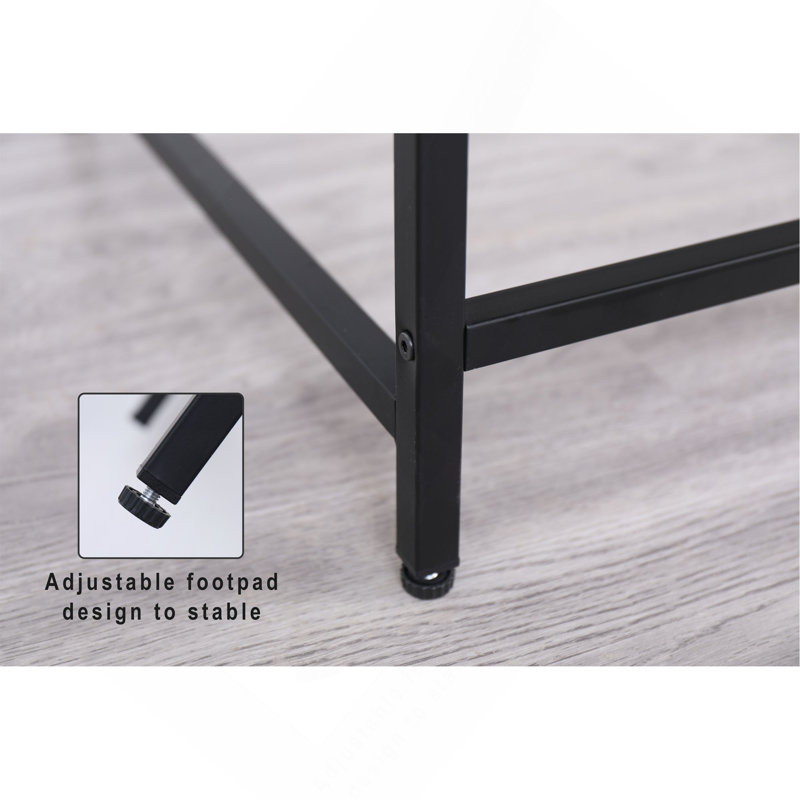 Black Console Table Narrow Modern Entryway Table Small Behind Couch Table Skinny Sofa Table Hallway Table For Living Room Foyer Bedroom Corridor Office