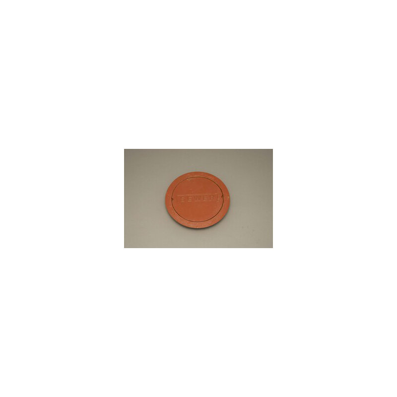Boîte à égouts ronde 8 "avec couvercle