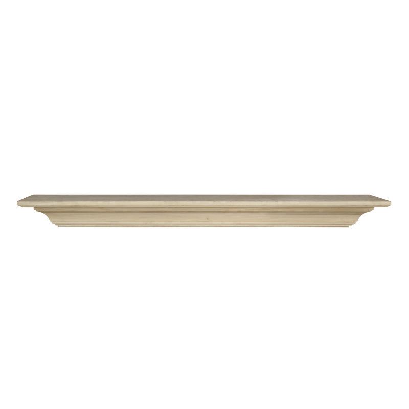 Tablette de manteau de cheminée The Homestead, Brut, 60 po
