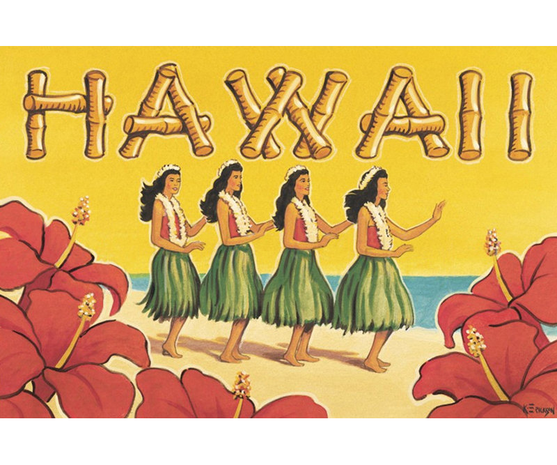 Hawaï, H 12 po x l 18 po