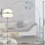 Ioanna 175cm Chrome Arched Floor Lamp