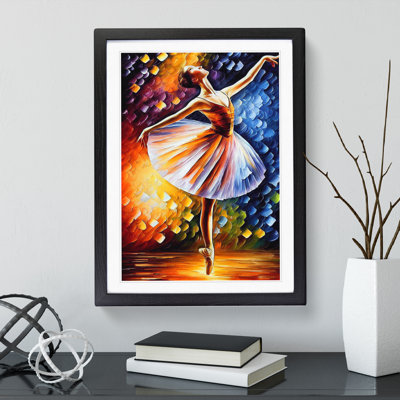 Ballerina Dancer No.7 - Single Picture Frame Painting