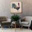  «Rooster-f» par Jean Plout, art mural 18 po x 18 po-1273348075